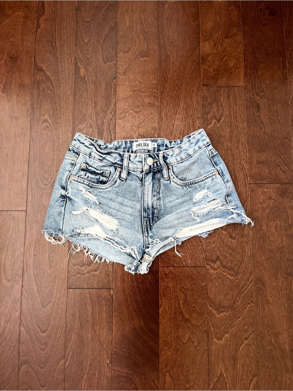 Urban Planet Light Blue Refuge Chelsea Denim Shorts